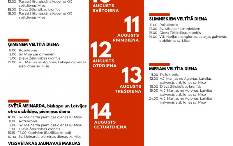 AGLONAS SVĒTKU PROGRAMMA 2025